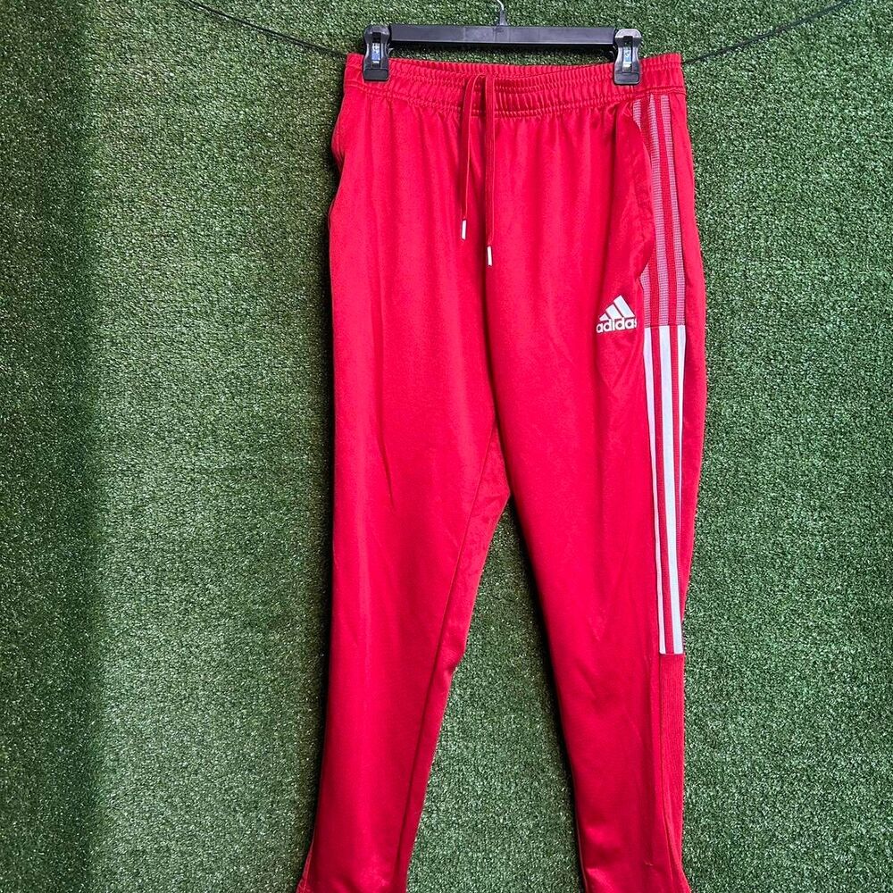 Adidas Men's Red Joggers-tracksuits